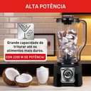 Ver imagem 5 de Liquidificador Arno Power Max Xxl 2200W 2,2L 1 Velocidade Preto 110V