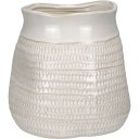 Ver imagem 1 de Vaso Decorativo Enfeite Casa Home&Co Cerâmica 17x18x18cm Marfim