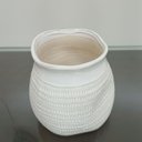 Ver imagem 6 de Vaso Decorativo Enfeite Casa Home&Co Cerâmica 17x18x18cm Marfim