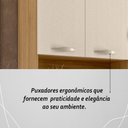 Ver imagem 7 de Armário de Cozinha Compacta Mdf 6 Portas Golden Plus - Freijó/soft