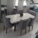 Ver imagem 3 de Mesa de Jantar Mdf Laminado Laca Auto Brilho 200x100cm - Branca (somente Mesa)