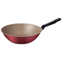 Ver imagem 1 de Wok Tramontina Loreto Antiaderente Starflon Max Vermelho 28 Cm 3,6 L Tramontina