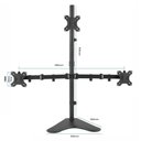 Ver imagem 5 de Suporte para 3 Monitores 15 a 32 Ajuste de Altura e Convergência Ctm33n