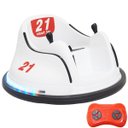 Ver imagem 2 de Carrinho Bate Tromba Elétrico 6v Gira 360 com Controle Remoto Infantil Criança Brinqway Bw-212