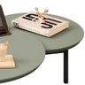 Mesa de Centro Decorativa Sala de Estar 103cm Industrial Chloe D05 Alecrim - Lyam Decor - 7