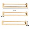 Kit 2 Prateleiras de Parede em Madeira para Decoração e Livros – Dulce Slim 50cm - 5