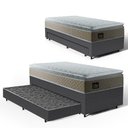 Ver imagem 1 de Cama Box com Colchão de Espuma D45 Pillow Top Strong One Face + Auxiliar de Espuma Solteiro 88cm