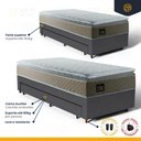 Ver imagem 4 de Cama Box com Colchão de Espuma D45 Pillow Top Strong One Face + Auxiliar de Espuma Solteiro 88cm