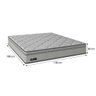 Cama Box Queen + Colchão Molas Ensacadas New Londres Umaflex (158x198x68cm) Cinza - 6