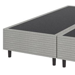 Cama Box Queen + Colchão Molas Ensacadas New Londres Umaflex (158x198x68cm) Cinza - 8