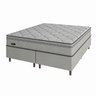 Cama Box Queen + Colchão Molas Ensacadas New Londres Umaflex (158x198x68cm) Cinza - 1