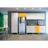 Cozinha Completa em Aço Quadria 6 Peças Amarelo Sólido - 2