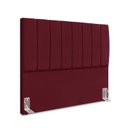 Ver imagem 2 de Cabeceira Estofada Carla 160 Cm Suede Vinho