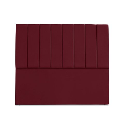 Cabeceira Estofada Carla 160 Cm Suede Vinho