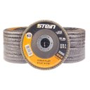 Ver imagem 1 de 20 Peças Disco Flap Curvo 4.1/2 115mm Metais Ferrosos Grão 50 Stein