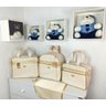 Kit Bolsa Bebê Saída Maternidade Com Mochila Menina/menino - Creme Unissex - 1