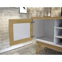 Ver imagem 5 de Rack para Tv ate 60" Cinamomo/Off White Detroit Valde Moveis