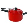 Panela de Pressão Teflon Antiaderente 5 Litros Vermelha Brilhante - 1