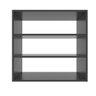 Aparador Pequeno Minimalista Preto E-nichos Nd09phpapr - 1