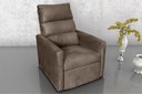 Ver imagem 1 de Poltrona Reclinável Mx14 Turin Suede Marrom B256 - Matrix