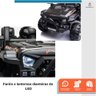 Carro Elétrico 12v Infantil Motorizado Mini Jipe Thor Baby Style Preto - 6