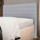 Ver imagem 2 de Cabeceira Cama Box Casal Queen 160cm Rubi W01 Linho Cinza - Mpozenato