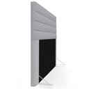 Ver imagem 6 de Cabeceira Cama Box Casal Queen 160cm Rubi W01 Linho Cinza - Mpozenato