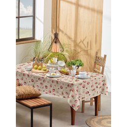 Toalha de Mesa 4 Lugares (1,40m X 1,40m) - Cupcake Café da Manhã - 1