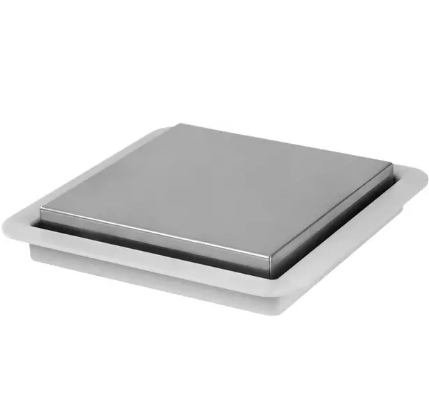 Ralo Linear Quadrado Inox 15x15cm 210 - 1