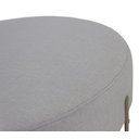 Ver imagem 2 de Puff Beagle Redondo P Linho Bege Base Champagne 30cm - 62634