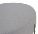 Ver imagem 2 de Puff Beagle Redondo P Linho Bege Base Champagne 30cm - 62634