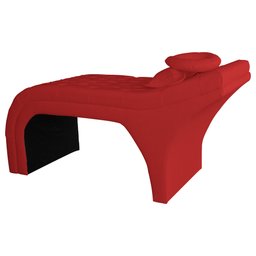 Maca Estética Detalhe em Capitonê Suede Cores - DS Estofados - Vermelho - 3 Maca Estética Detalhe em Capitonê Suede Cores - DS Estofados - Vermelho - 3