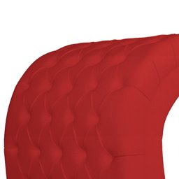 Maca Estética Detalhe em Capitonê Suede Cores - DS Estofados - Vermelho - 5 Maca Estética Detalhe em Capitonê Suede Cores - DS Estofados - Vermelho - 5