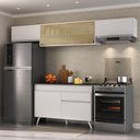 Ver imagem 3 de Armário de Cozinha Compacta 260cm Veneza Multimóveis V3698 Branco