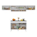 Ver imagem 6 de Armário de Cozinha Compacta 260cm Veneza Multimóveis V3698 Branco