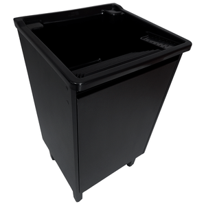 Tanque 26 Litros Plástico com Gabinete Mdf Preto Base para Torneira