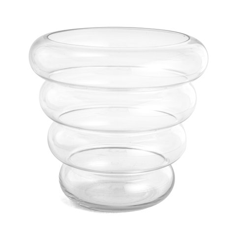Vaso em Vidro Incolor 26cm