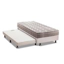 Ver imagem 1 de Cama Box C/auxiliar Solteiro: Colchão Anatômico Paropas D28/ep Pasquale + Base Branco(88x188)