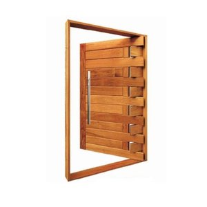 Porta Pivotante Passione - Madeira Maciça - Angelim:2,17m X 1,27m