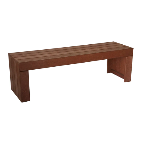 Banco Reto 150cm em Madeira Plastica