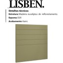 Ver imagem 3 de Cabeceira Solteiro 90 cm Lisben Linho SL 75 Peer