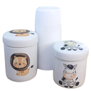Ver imagem 6 de Kit Higiene Bebê 3 Pçs Safari, Potes + Garrafa Térmica