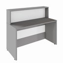 Ver imagem 4 de Balcão de Atendimento e Recepção Consultório Profissional 135 Cm Alto para Escritório Moderno