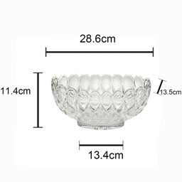 Centro de Mesa de Cristal Angel 29cm X 13cm X 11cm - Wolff - 3