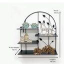 Ver imagem 2 de Prateleira Metal 4 Prat. Dobravel Folhas 40 X 10 X 44 Steel 401044