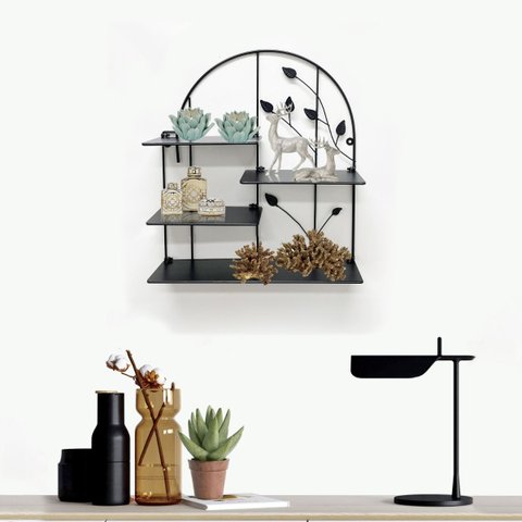 Prateleira Metal 4 Prat. Dobravel Folhas 40 X 10 X 44 Steel 401044