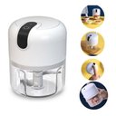 Ver imagem 3 de Mini Processador de Alimentos 3 Lâminas Elétrico Bivolt Usb