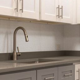 Placa Revestimento Adesiva Flexível para Parede Linho Cinza Mescla 60x300cm - 3