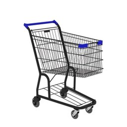 Carrinho de Compras Amapá 130l Super Premium sem Porta Bebê Preto - 1