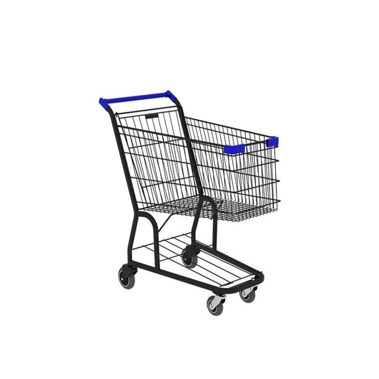 Carrinho de Compras Amapá 130l Super Premium sem Porta Bebê Preto